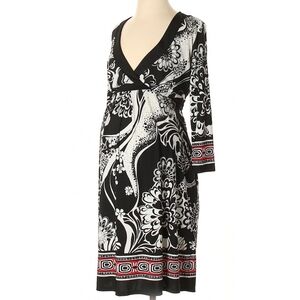 Liz Lange Black and White Maternity Dress